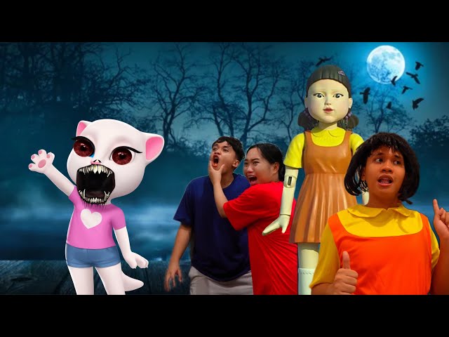 Squid Game: Talking Angela in Real Life (Jepoy Vlog) class=