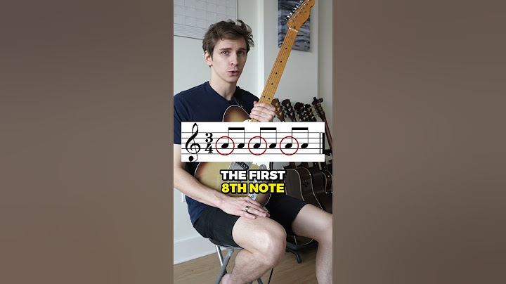 3/4 VS 6/8 Time Signatures