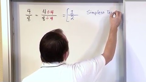 Lesson 9 - Simplifying Fractions, Part 1 - (5th Grade Math)