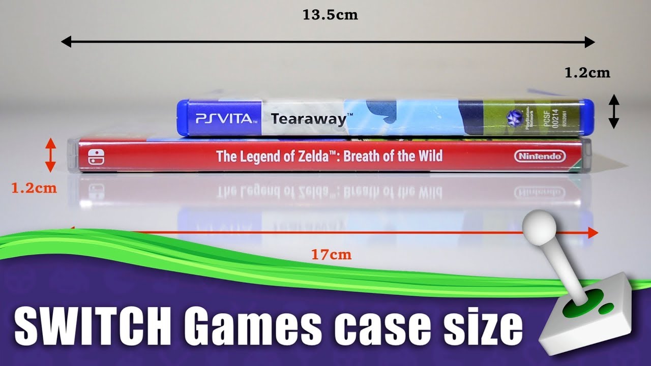 Switch Game Case - Size Comparisons VS - VITA/ PSP/ Blu Ray/ PS4/ DVD - YouTube