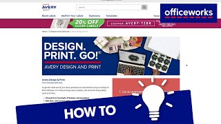Easily Design and Print Labels with Avery