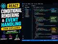 Lecture 3: Coding Demo for React Conditional Rendering and Event Handling