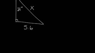 finding missing sides with trig