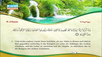 098 | Al-Bayyinah | Maschary Rasched Al Efasy | سورة البينة | مشاري راشد العفاسي