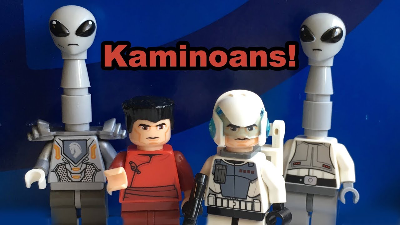 2 Kaminoans Taun We and Lama Su CUSTOM Star Wars ™® aus LEGO ® Very RARE !!!