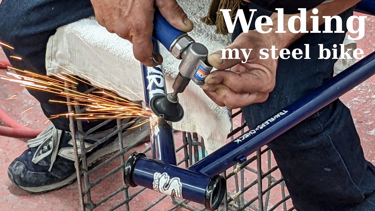 Welding My Broken Steel Bike Frame Back Together