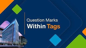 Question Marks within Tags with Ideate Annotate