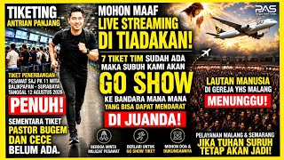 Live Pagi ini di tiadakan, dari Subuh Pastor andi langsung ke Bandara utk Go Show cari tiket ke Sby