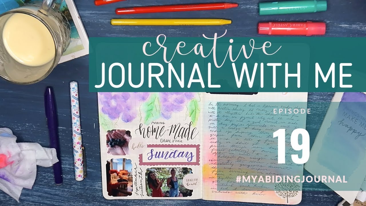 CREATIVE JOURNALING SESSION // Journal With Me 19 // Traveler's ...