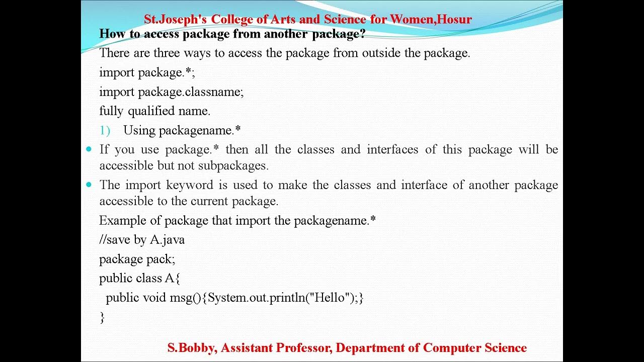 Packages in Java - YouTube