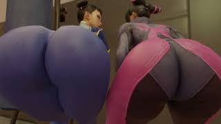 Chun-Li &amp; Juri Shakin’ It