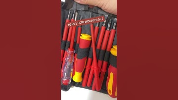 Top 10-in-1 Screwdriver Set, Perfect for DIY & Home Improvement