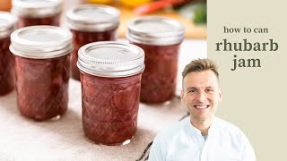 How to Can Rhubarb Jam