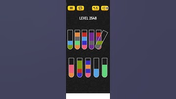 water sort puzzle - level 2548