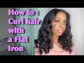 How To: Curl hair using a Flat Iron