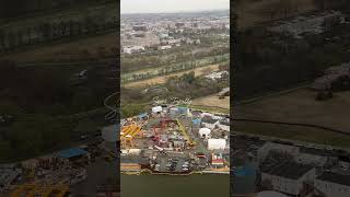 వాషింగ్టన్ DC అద్భుతమైన వైమానిక దృశ్యం | Washington DC Aerial View 4K Landing at DCA #shorts