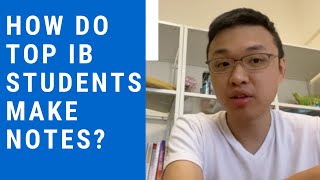 How do top IB students make notes (The IB Student Show Episode 4)