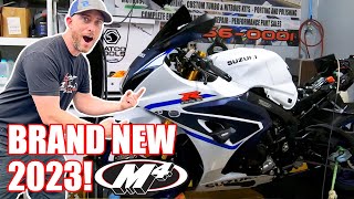 2023 GSX-R1000R FULL Titanium M4 Exhaust and ECU Flash!