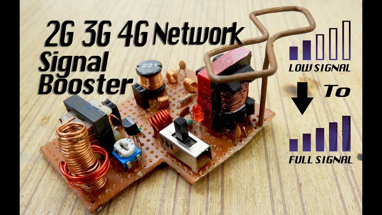 Homemade Cell Phone Signal Booster Circuit Diagram - Homemade Ftempo