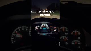 Silverado locked torque converter? Struggles taking off from a stop. 4l60