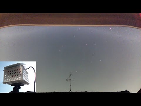 Night sky timelapse with Raspberry Pi + V3 camera. (First light)
