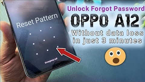 How To Hard Reset Oppo A12 ||Remove pin, pattern, fingerprint ||