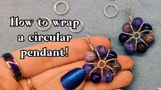 How to wire wrap a beaded pendant! Jewelry Making Tutorial by Jacobs Trading Ye Olde Rock Shop 8,723 views 1 year ago 9 minutes, 15 seconds