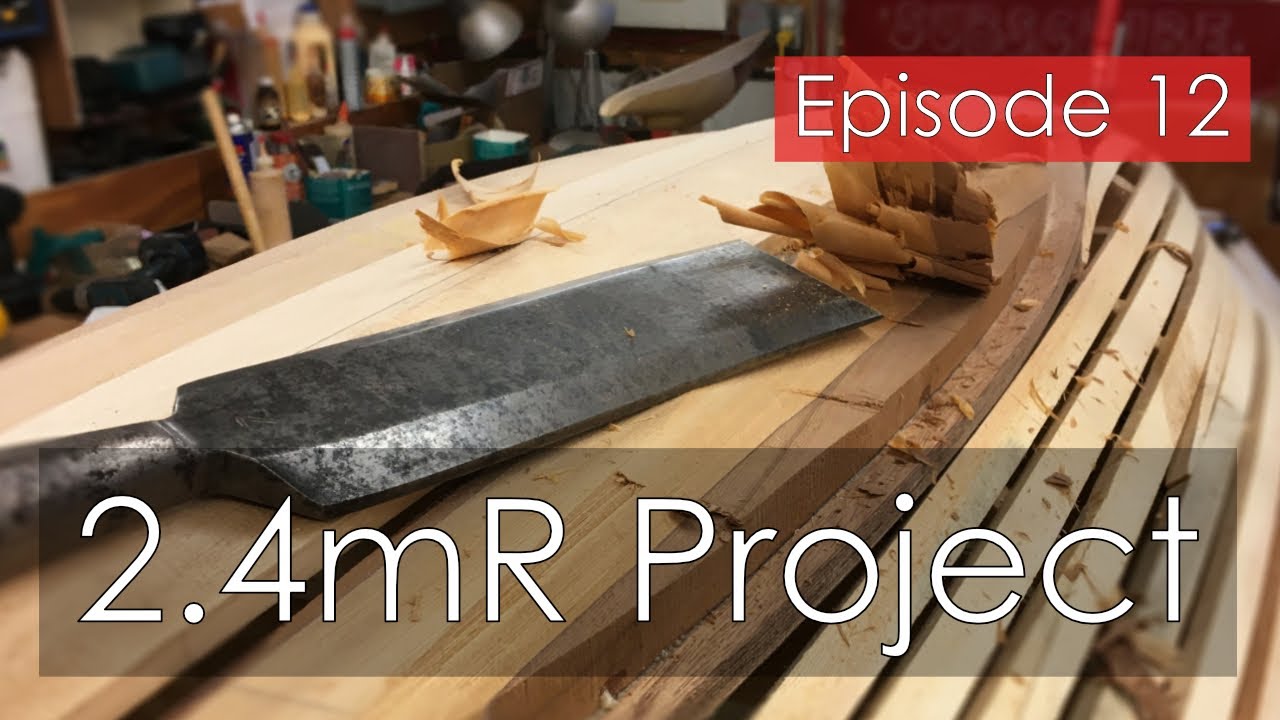 International 2.4mR Sailboat Project - Episode 12 - Fairing the backbone