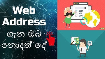 What is the Secret Behind Web address | domain names and web hosting | Learn With SLGura(Sinhala)