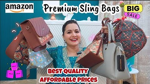 Premium Sling Bags From Amazon | Zouk Bags, Fastrack Bags Haul | Neema