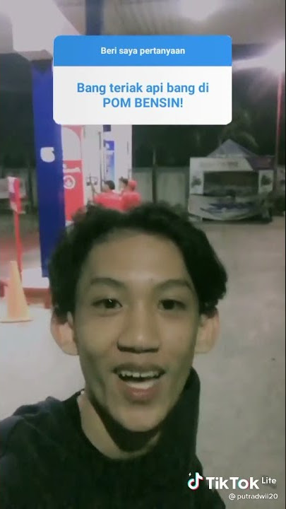 Bang teriak api di pom bensin