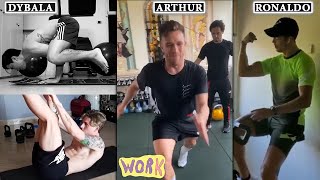 Footballers doing Strength & Abs Workouts [2020] 🔥