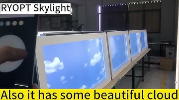 Smart Tuya 600x1200 Daylight Blue Sky Light LED Ceiling Panel Artificial Skylight