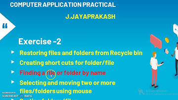 Diploma M-Scheme - Computer Application Practical -  Exercise- 2