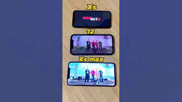IPhone XS Vs 12 Vs XS MAX Shorts Iphone Iphonexsmax Iphone12 Iphonexs 
