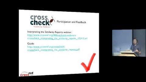 CrossCheck & CrossRef Text and Data Mining