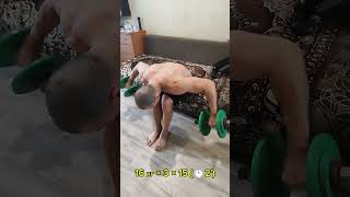 Махи на задние дельты.                    16 кг × 3 × 15 (⏱️2')