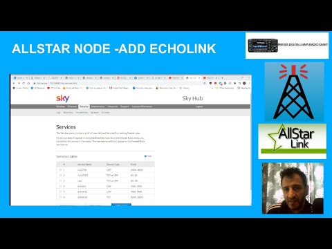 ALLSTAR node add Echolink -Part 2 open ports