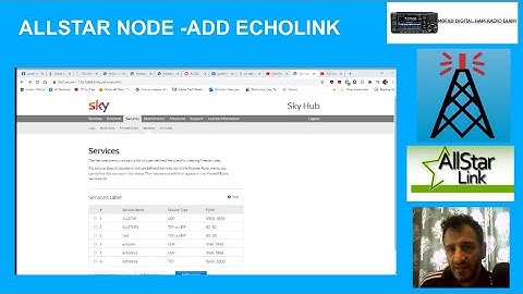 ALLSTAR node add Echolink -Part 2 open ports