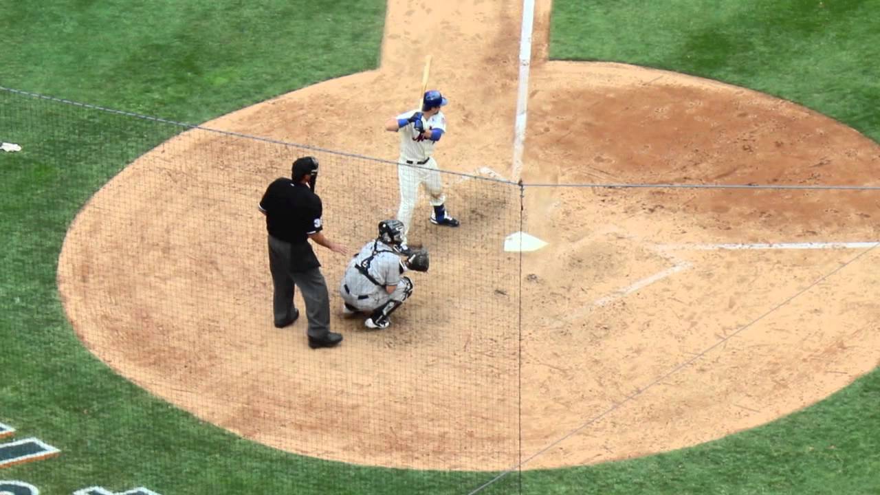 Mets Opening Day 2013 Collin Cowgill's 1st Mets hit & the Grand Slam