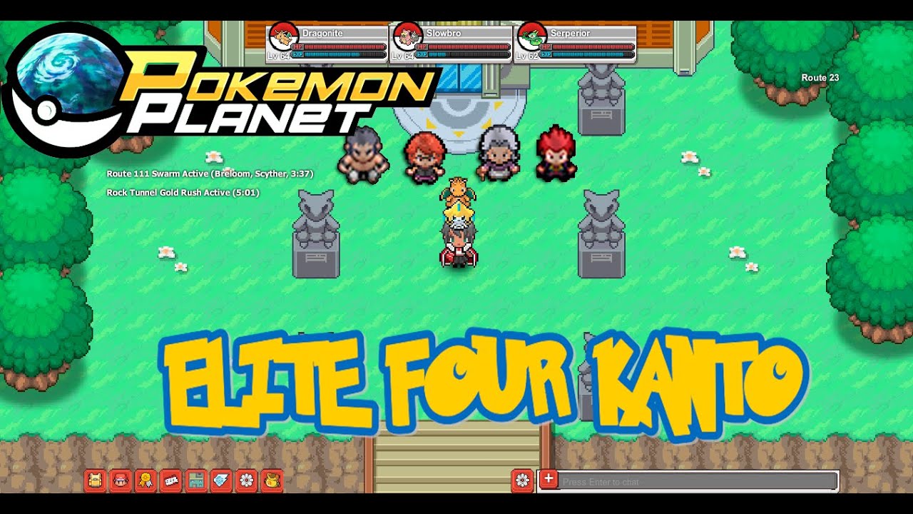 Pokémon Kanto Elite Four YouTube