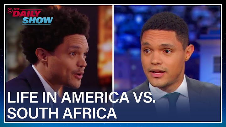 Trevor Noah Examines Life in America vs. South Africa - Between The Scenes | The Daily Show