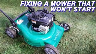 Fixing A Garden Line Mower That Won't Start