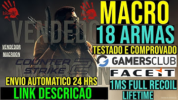MACRO NO RECOIL CS2 - BLOODY - FACEIT, GAMERS CLUB, ESPORTAL, ESEA, VALVE 100% SAFE + DOWNLOAD