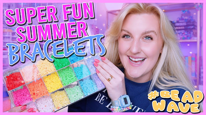 LET'S MAKE CLAY BEADED BRACELETS TOGETHER!! for Summer 💗🏄🏼‍♀️🐬🏝️