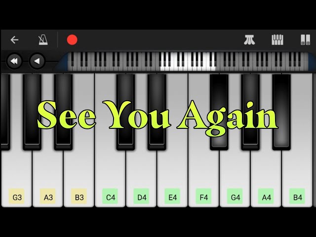 Wiz Khalifa - See You Again ft. Charlie Puth • Easy Tutorial • Perfect Piano class=