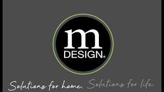 D Shaped Step Waste Can from mDesign