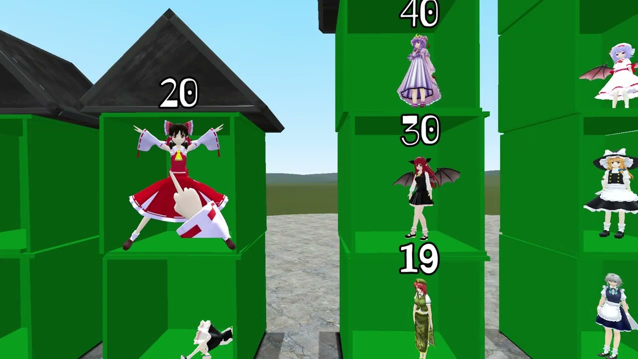 [東方/Touhou 3D] Touhou Wars (Annoying game ads)