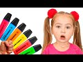 Learn colors With Magic Pen Finger Family Song | أغنية عائلة الاصبع| 동요 와 어린이 노래 | Nursery Rhymes