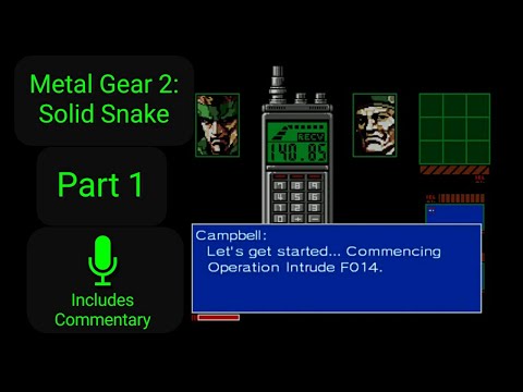 Metal Gear 2: Solid Snake (MSX/Xbox 360) Full Playthrough 